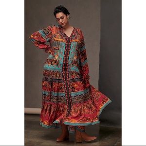 NEW Anthropologie x Bhanuni by Jyoti Davina Maxi Dress